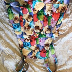 Size XL Black Milk x Laura Zombie overalls